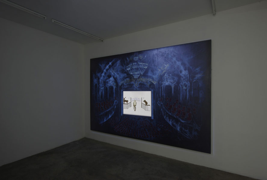 Avish Khebrehzadeh.Whispers in the Ears of Silence and the Wind.installation view @ Galleria S.A.L.E.S.©midres