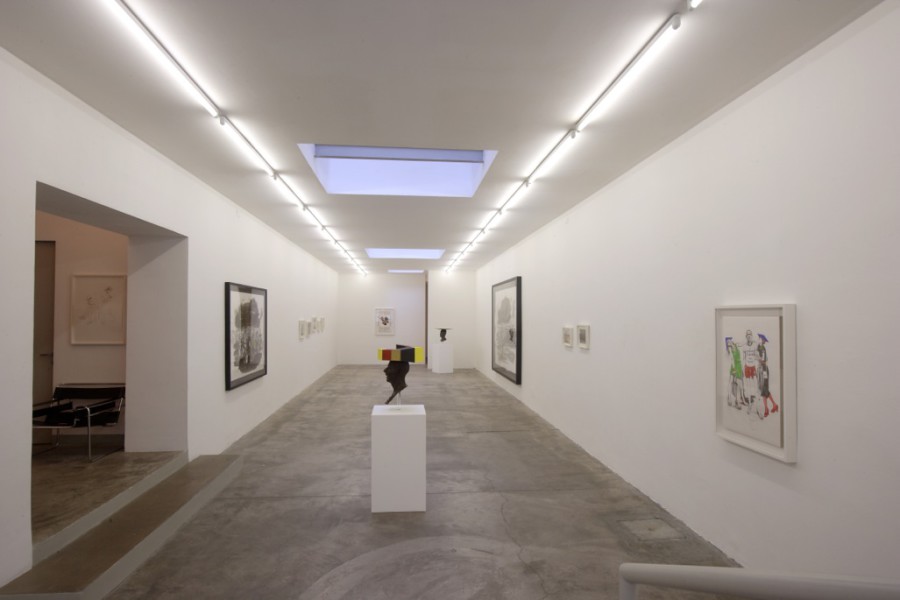 Charles Avery. L'escargot quadrato. exhibition view @ Galleria S.A.L.E.S. 12apr13.(a)